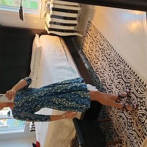 Feminine fit and flare Floral and lace dress